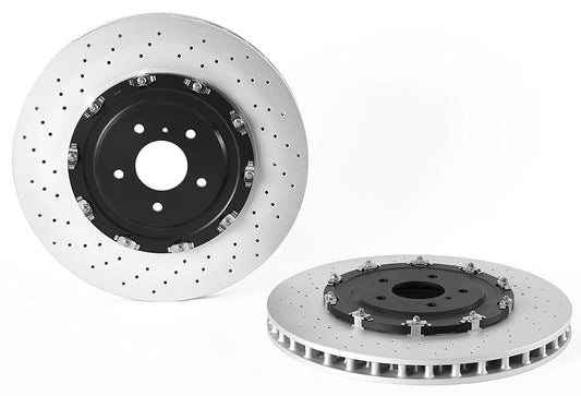 09.B386.13 Передний тормозной диск, со стороны водителя или пассажира, перфорированный, вентилируемый, 5 болтов, 390 мм, серия Premium UV-покрытие