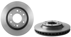09.B616.11 Front, Driver or Passenger Side Brake Disc, Plain Surface, Vented, 6 Lugs, 305 mm, Premium UV Coated Series