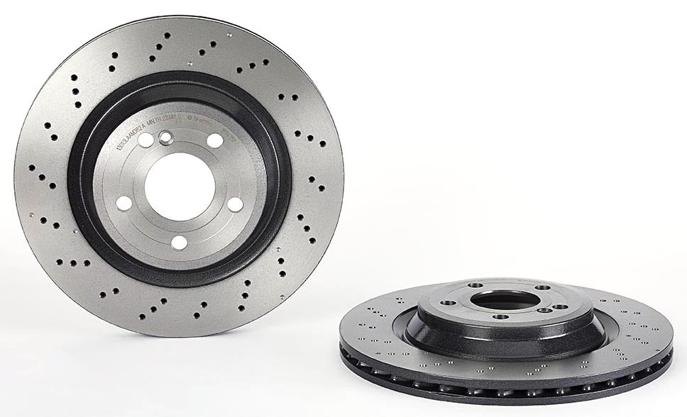 09.B743.51 Задний тормозной диск, перфорированный, вентилируемый, 5 болтов, 320 мм, серия Premium UV с покрытием