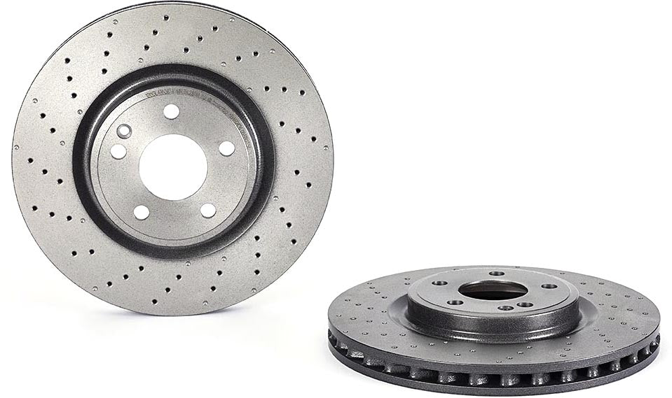 09.B807.51 Передний тормозной диск, перфорированный, вентилируемый, 5 болтов, 320 мм, 2,0 л, 4 цилиндра, Premium UV-покрытие