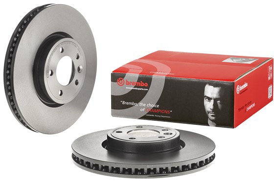 09.C514.11 Front Brake Disc, Plain Surface, Vented, 5 Lugs, 349 mm, Premium UV Coated Series