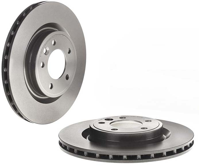 09.C515.11 Rear Brake Disc, Plain Surface, Vented, 5 Lugs, 325 mm, Premium UV Coated Series