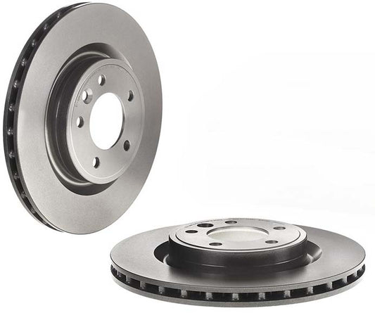 09.C515.11 Rear Brake Disc, Plain Surface, Vented, 5 Lugs, 325 mm, Premium UV Coated Series