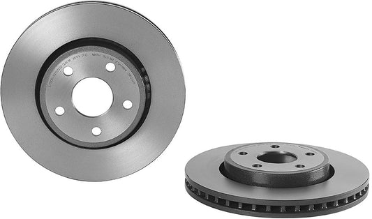 09.N234.11 Front Brake Disc, Plain Surface, Vented, 5 Lugs, 330 mm, Premium UV Coated Series