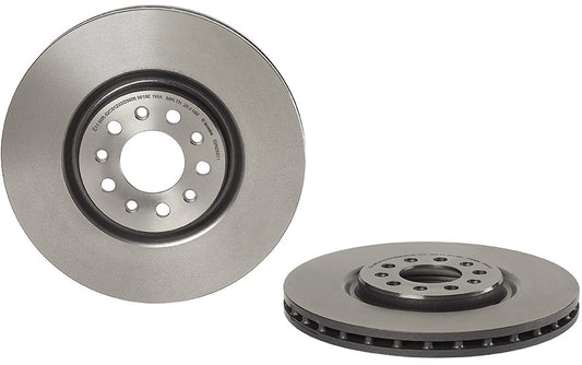 09.N268.11 Front Brake Disc, Plain Surface, Vented, 5 Lugs, 330 mm, Premium UV Coated Series
