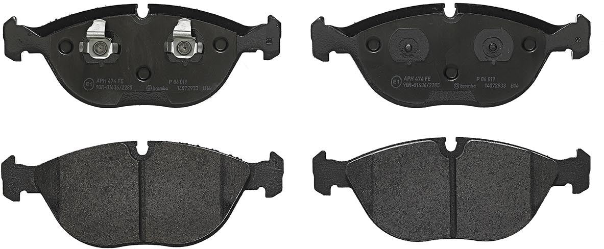 P06019 Front Low-Met Series Low-Metallic Brake Pad Set
