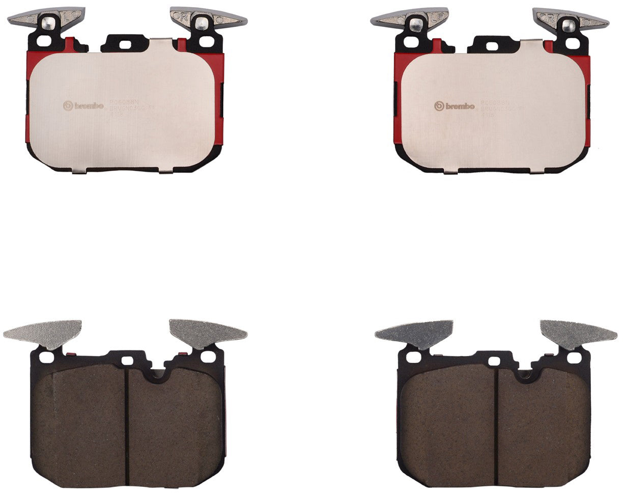 Комплект передних керамических тормозных колодок серии NAO P06088N