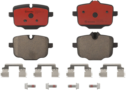 Комплект задних керамических тормозных колодок серии NAO P06101N
