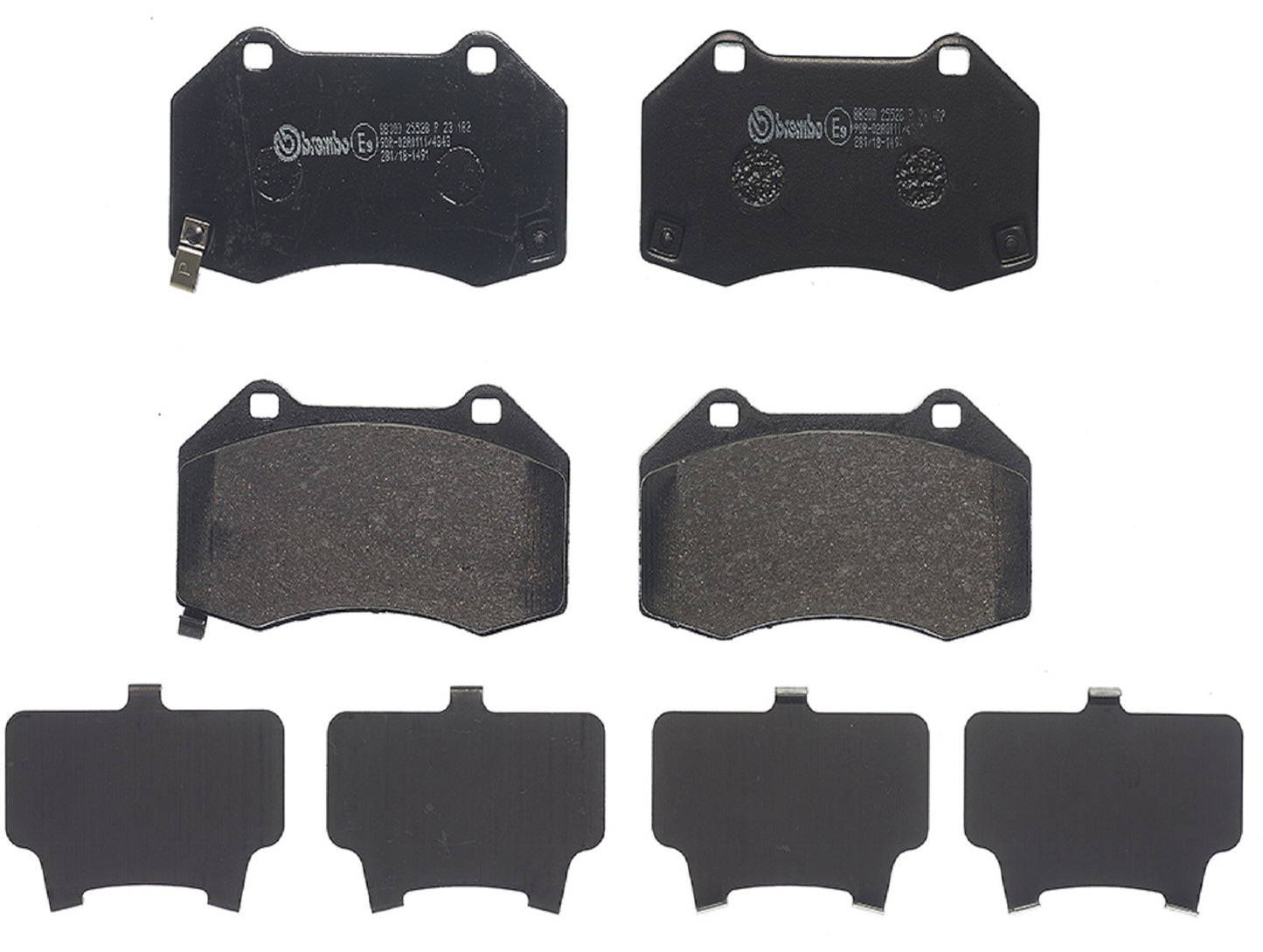 Комплект передних тормозных колодок Low-Met Series Low-Metallic P23182