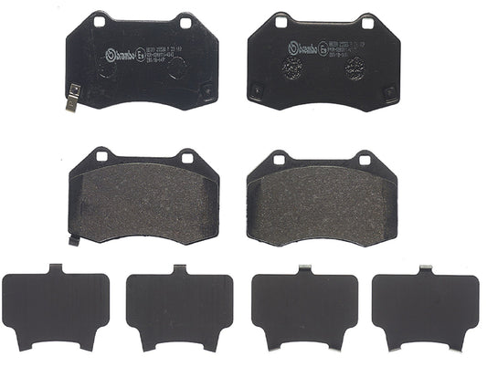 Комплект передних тормозных колодок Low-Met Series Low-Metallic P23182