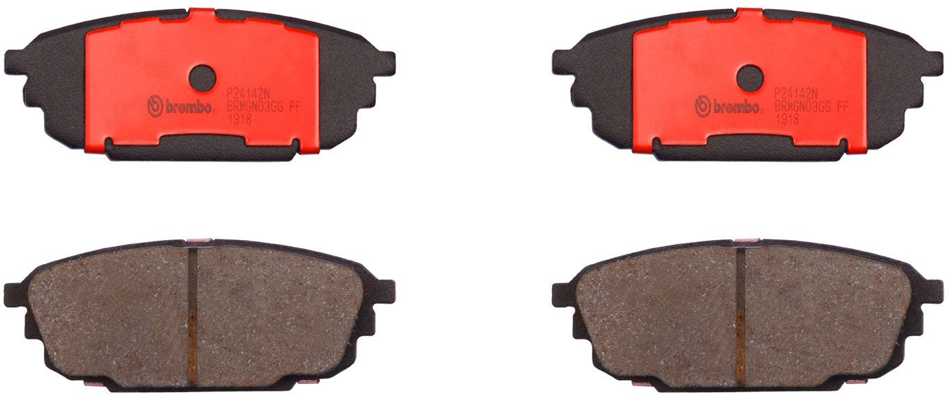 P24142N Rear NAO Series Ceramic Brake Pad Set