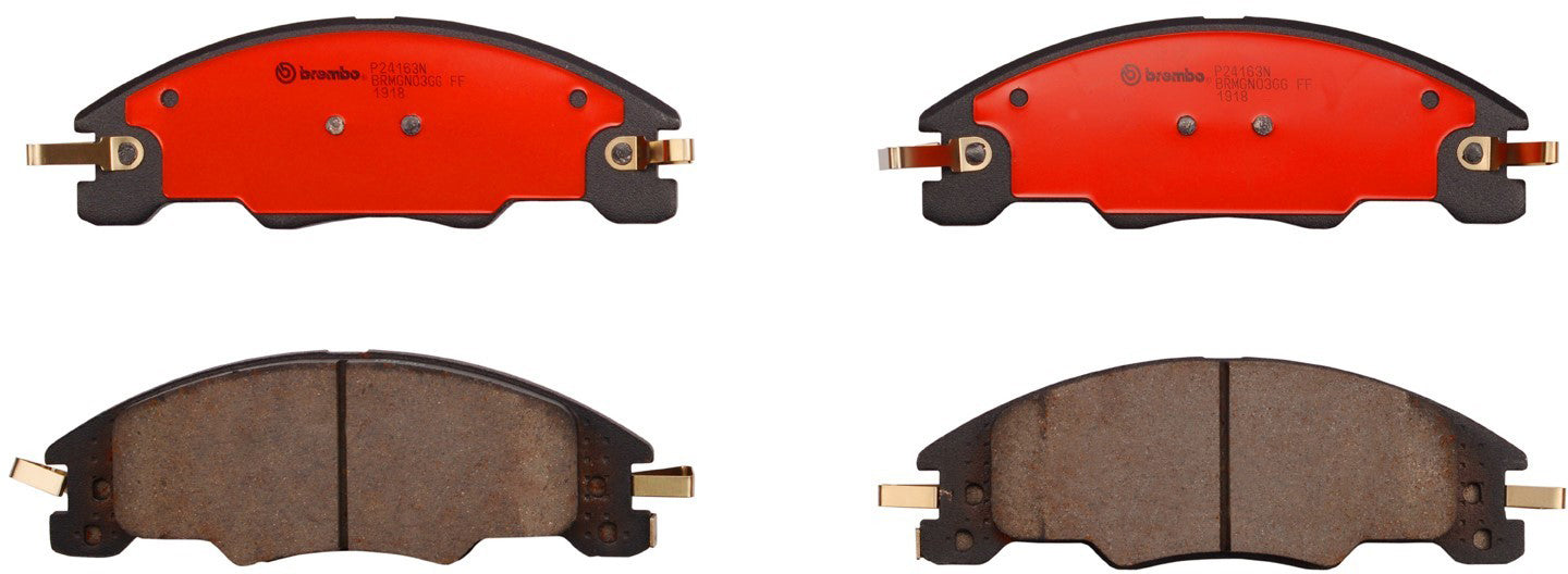 P24163N Front NAO Series Ceramic Brake Pad Set