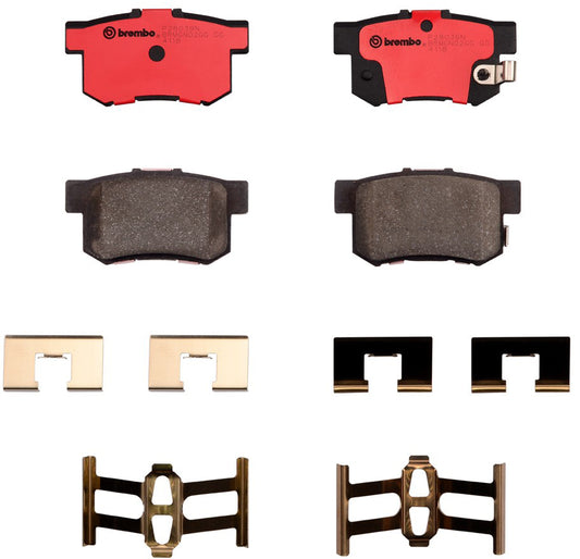 P28039N Rear NAO Series Ceramic Brake Pad Set