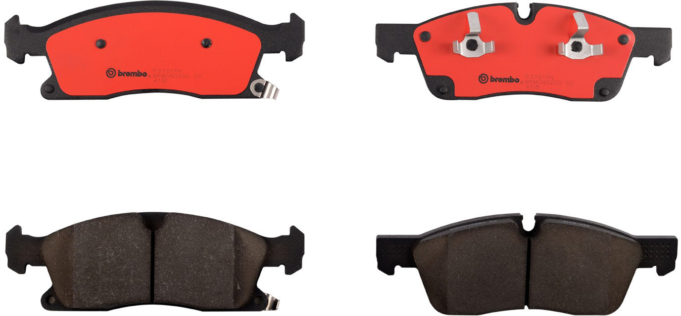 P37017N Front NAO Series Ceramic Brake Pad Set