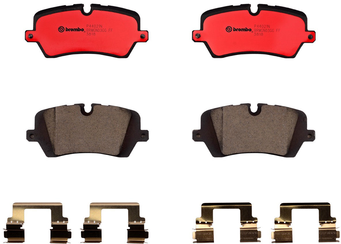 P44021N Rear NAO Series Ceramic Brake Pad Set