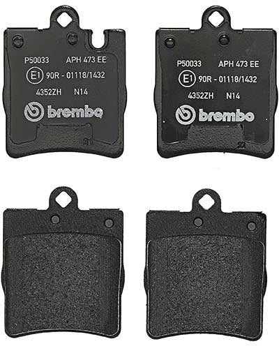 P50033 Rear Low-Met Series Low-Metallic Brake Pad Set