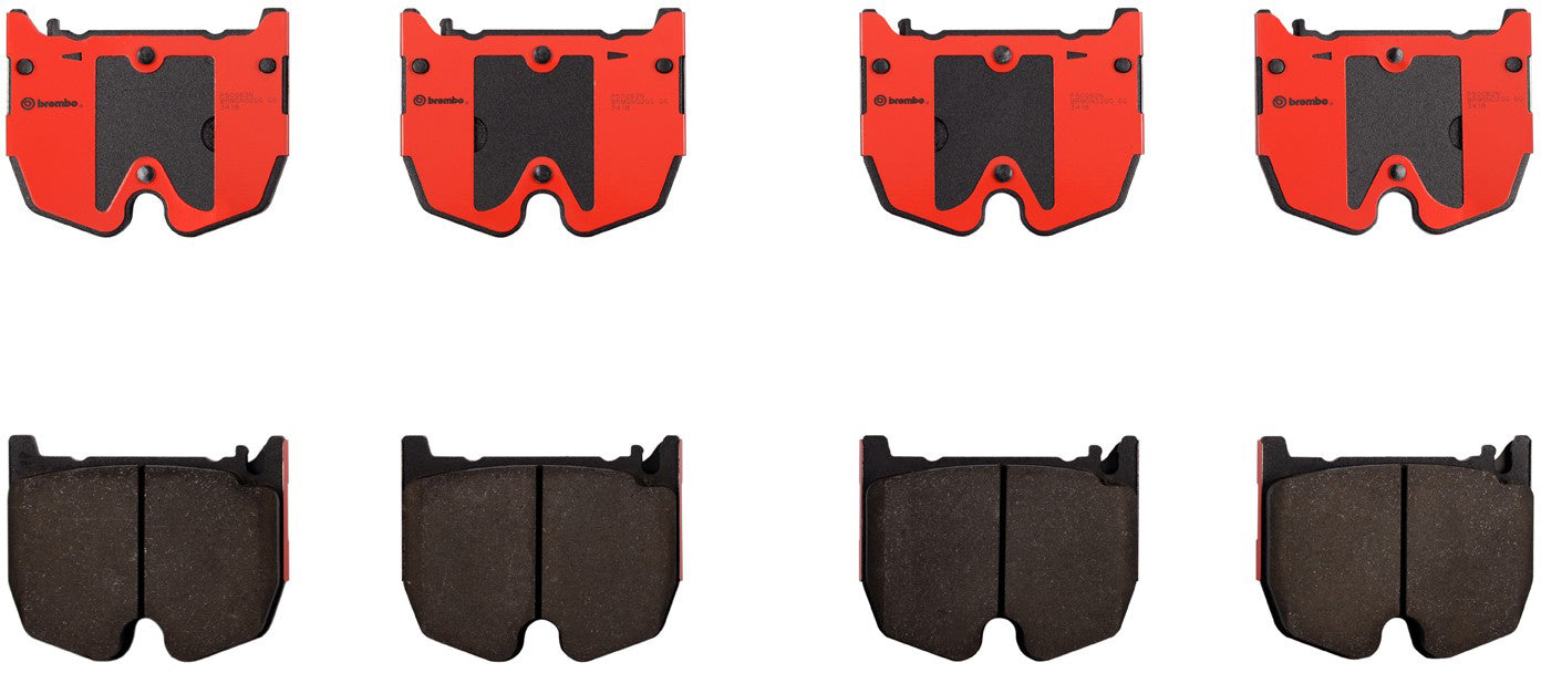 Комплект передних керамических тормозных колодок серии NAO P50062N