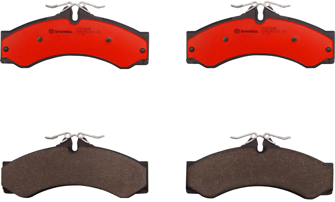 Комплект керамических тормозных колодок серии P50088N NAO