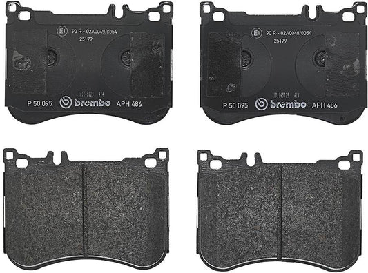 Комплект передних тормозных колодок Low-Met Series Low-Metallic P50095