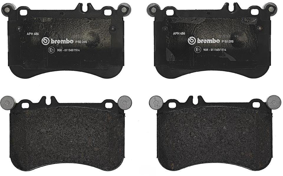 Комплект передних тормозных колодок Low-Met Series Low-Metallic P50098