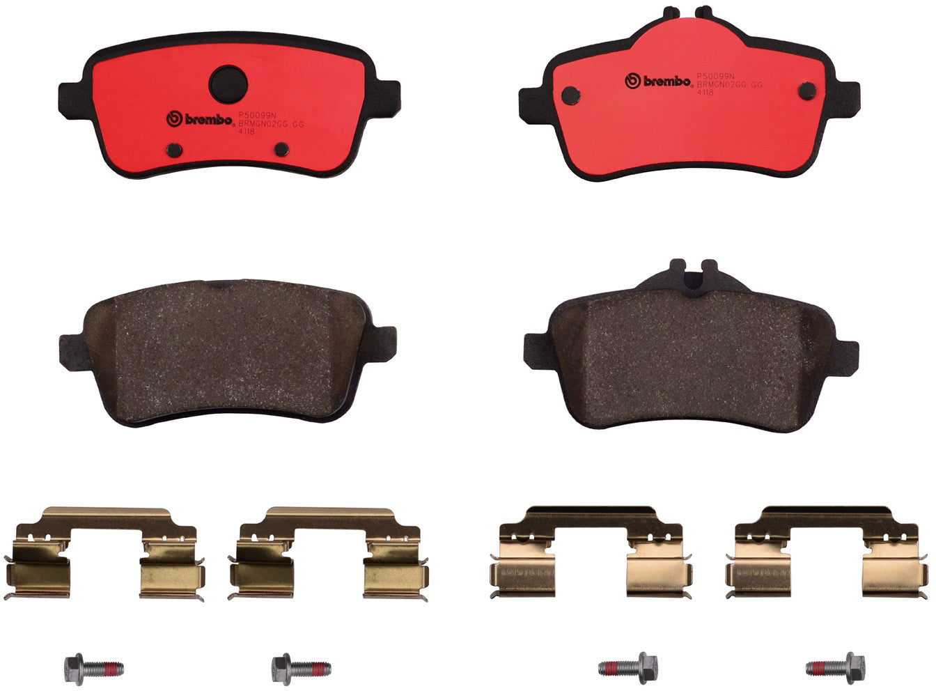 P50099N Rear NAO Series Ceramic Brake Pad Set