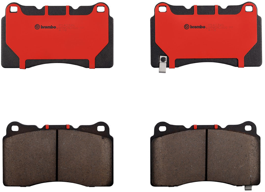 Комплект керамических тормозных колодок серии NAO P54039N