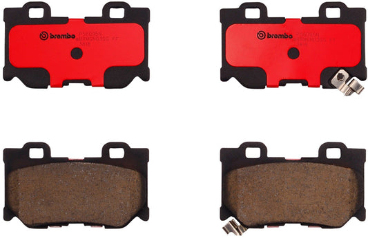 Комплект задних керамических тормозных колодок серии NAO P56095N