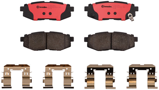 P78018N Rear NAO Series Ceramic Brake Pad Set
