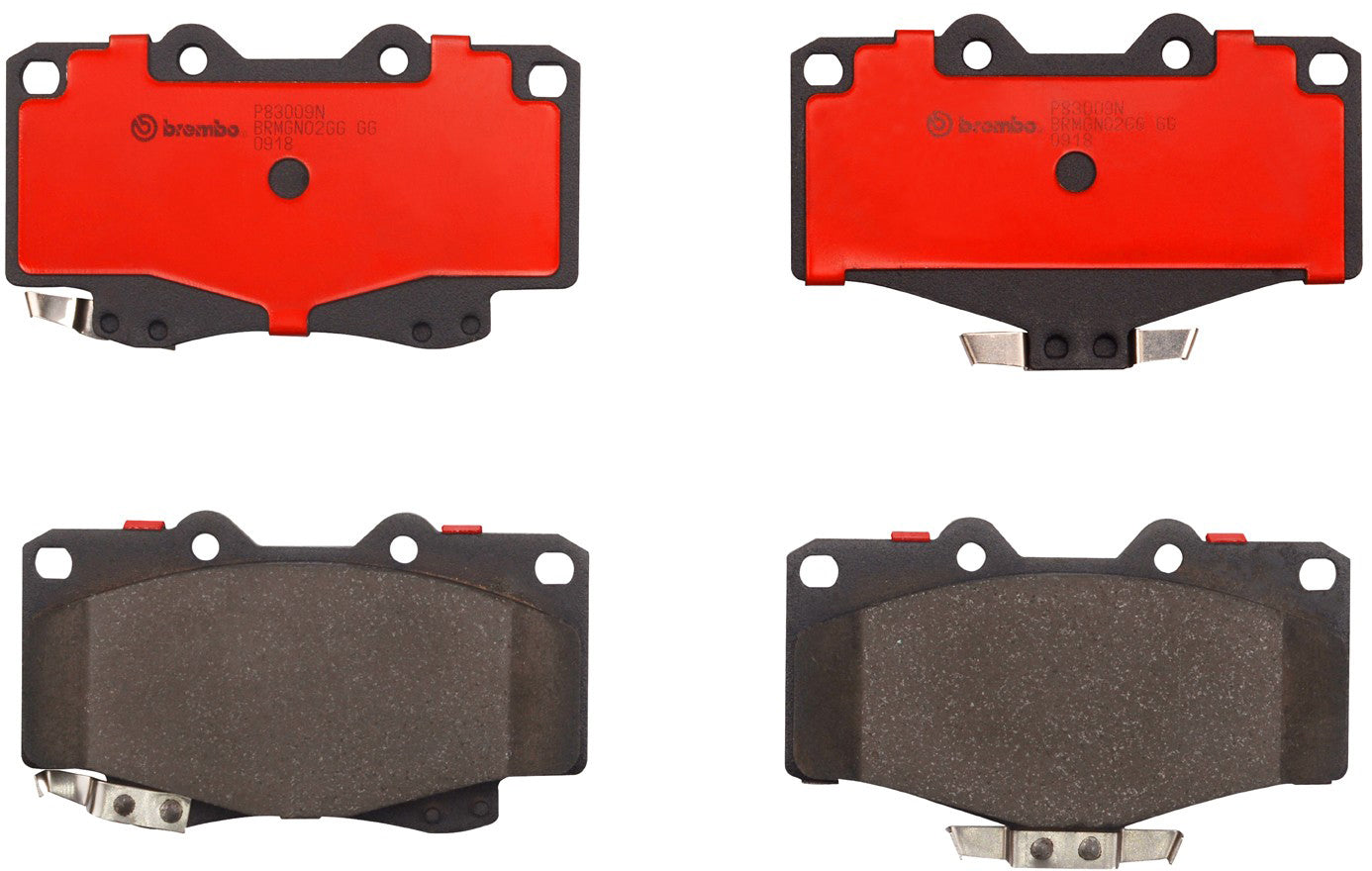 P83009N Front NAO Series Ceramic Brake Pad Set