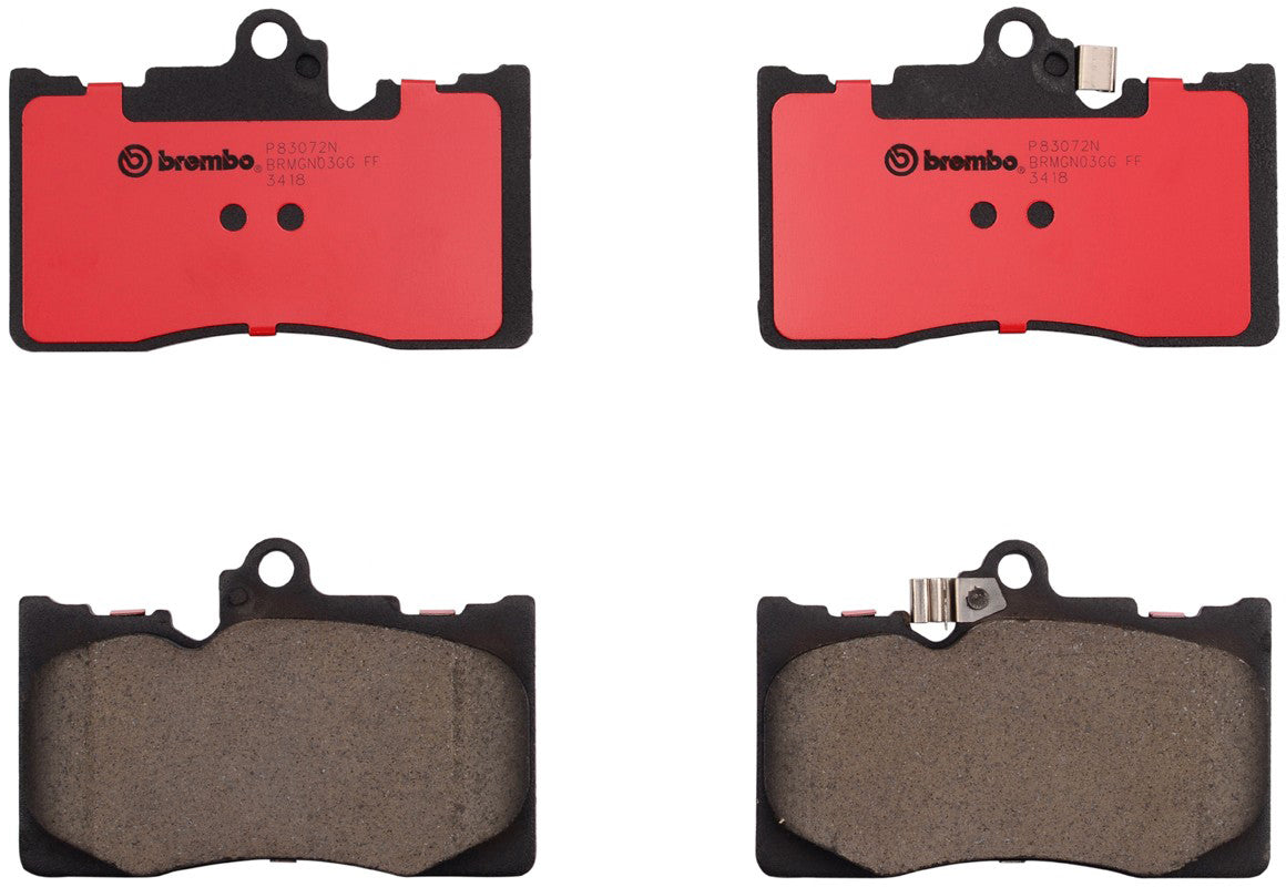 P83072N Front NAO Series Ceramic Brake Pad Set