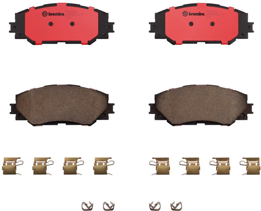 Комплект передних керамических тормозных колодок серии NAO P83082N