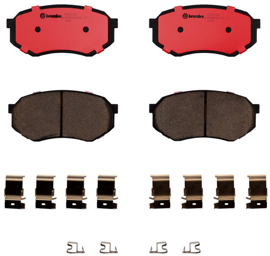 Комплект передних керамических тормозных колодок серии NAO P83122N