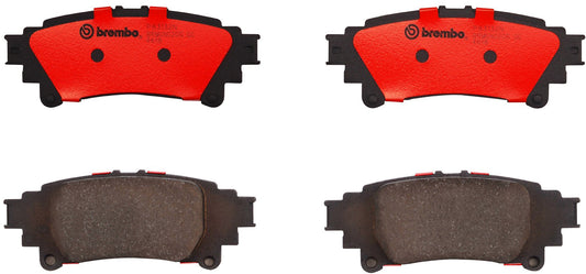 Комплект задних керамических тормозных колодок серии NAO P83132N