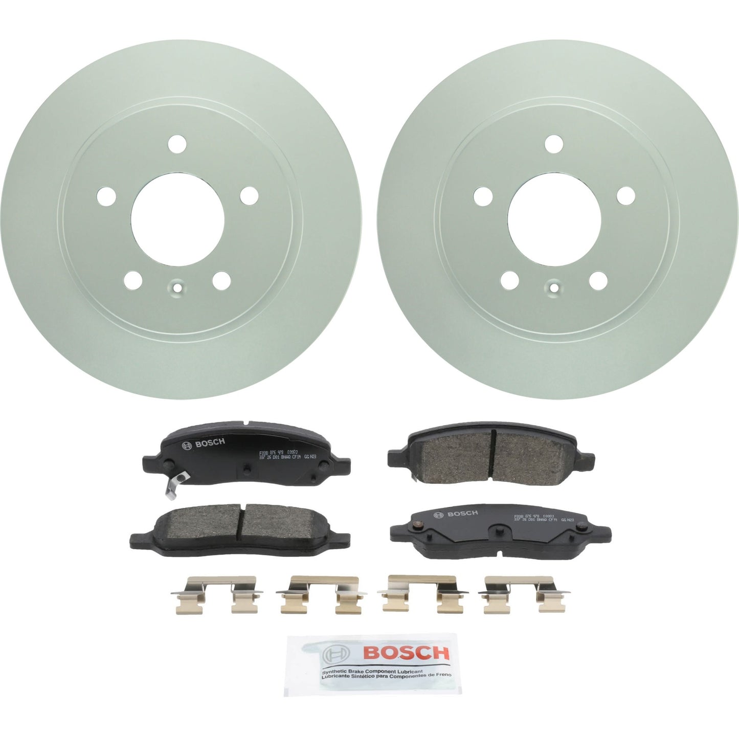 C1172251430 Комплект из 2 задних тормозных дисков и колодок, серия QuietCast 292 мм, включает в себя (1) комплект тормозных колодок и (2) тормозных диска