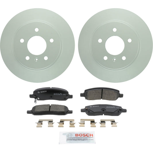 C1172251430 Комплект из 2 задних тормозных дисков и колодок, серия QuietCast 292 мм, включает в себя (1) комплект тормозных колодок и (2) тормозных диска