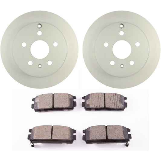 C1275251463 Комплект из 2 задних тормозных дисков и колодок, серия QuietCast 302,9 мм, включает в себя (1) комплект тормозных колодок и (2) тормозных диска