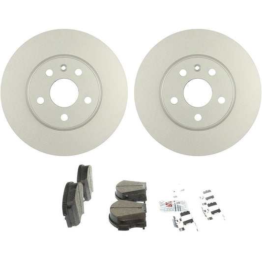 C1522251461 Комплект из 2 передних тормозных дисков и колодок, серия QuietCast 276 мм, включает в себя (1) комплект тормозных колодок и (2) тормозных диска