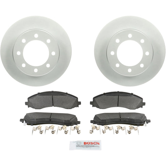 P2223161495 Комплект из 2 передних тормозных дисков и колодок, серия QuietCast 360 мм, включает в себя (1) комплект тормозных колодок и (2) тормозных диска