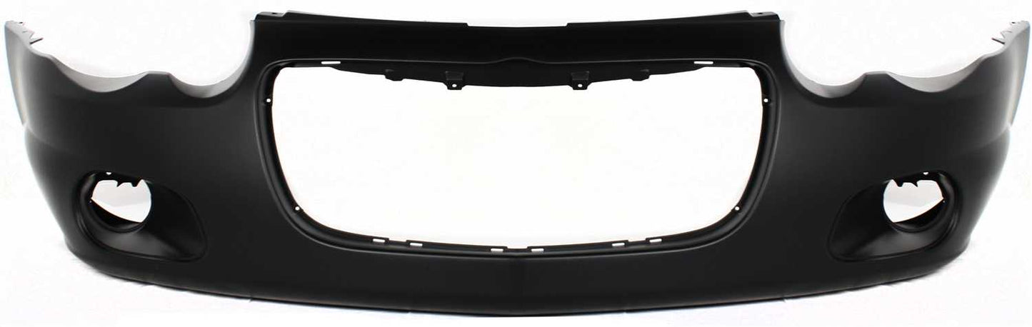 Front Primed Bumper Cover, Convertible, With Fog Light Holes