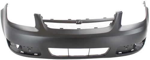 Front Primed Bumper Cover, LT Model, Without Fog Light Holes, With Emblem Provision