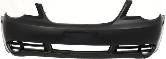 Передний грунтованный бампер, кабриолет/седан, без отверстий для противотуманных фар