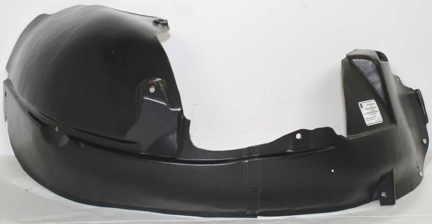 Front, Passenger Side, Rear Section Fender Liner, Convertible