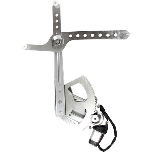 Front, Driver Side Power Window Regulator, With Motor