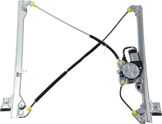 Front, Passenger Side Power Window Regulator, With Motor