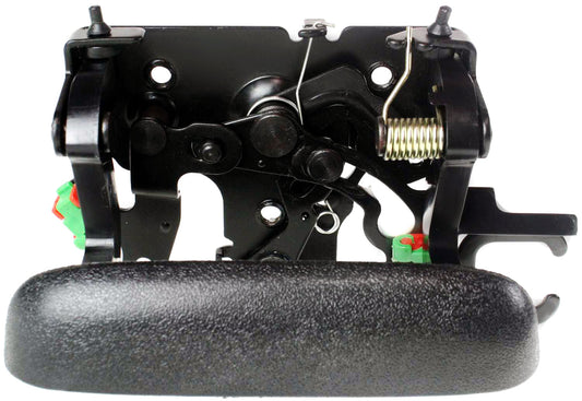 Tailgate Handle, Textured Black Plastic Without Camera Hole Without Key Hole