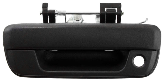 Tailgate Handle, Textured Black Plastic Without Camera Hole With Key Hole