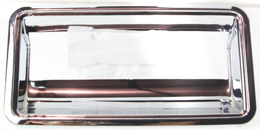 Tailgate Handle Bezel, Chrome Plastic Without Camera Hole Without Key Hole