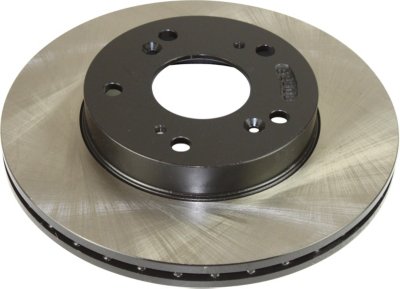 120.40056 Front, Driver or Passenger Side Brake Disc, Plain Surface, Vented, 5 Lugs, 261.62 mm, Premium Series