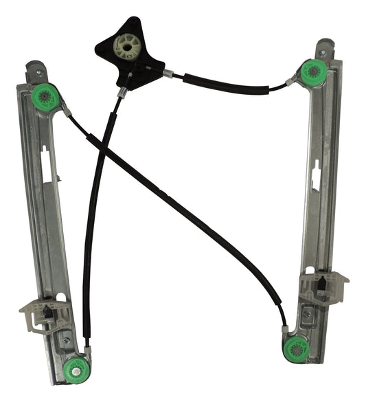 68002897AA Front, Driver Side OE Replacement Series Power Window Regulator, Without Motor