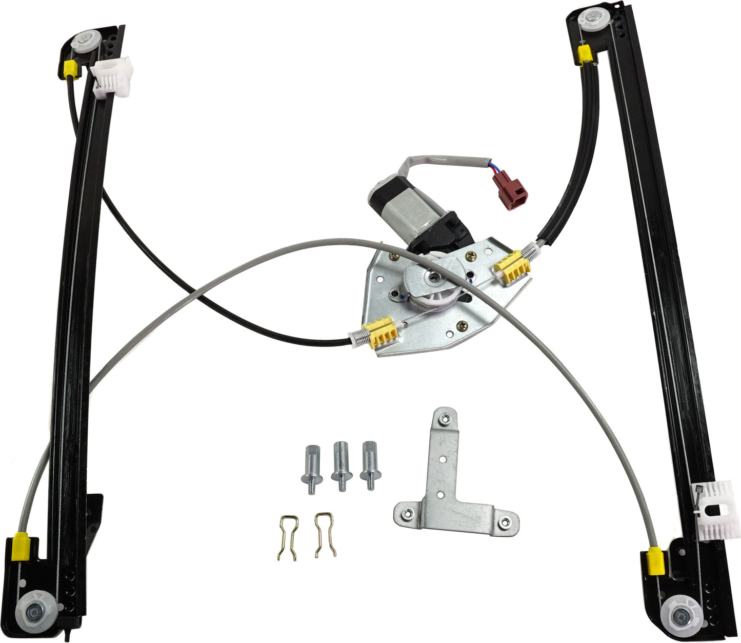 Front, Driver Side Power Window Regulator, With Motor